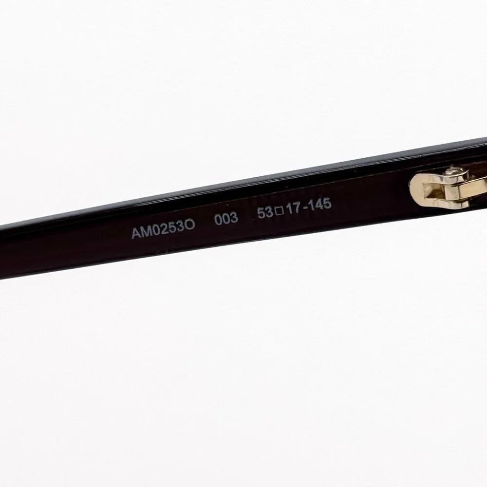NEW ALEXANDER MCQUEEN EYEGLASSES AM0253O 003 CAT EYE VIOLET WOMEN EYEWEAR